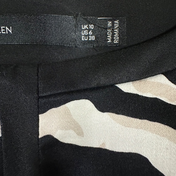 Karen Millen Zebra Dress Size 6 - Picture 6 of 15